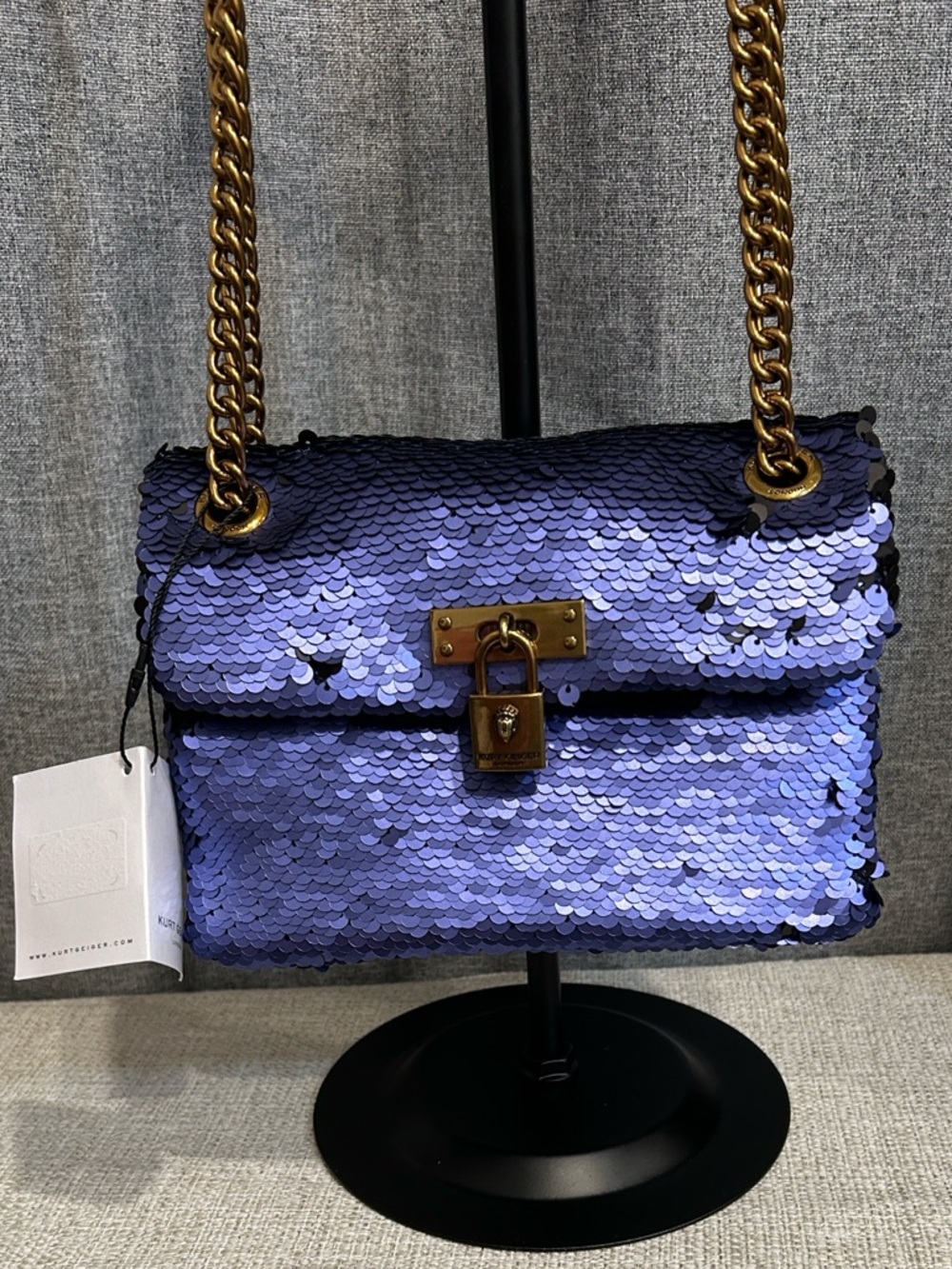 Kurt Geiger Brixton Purple Sequin - Picture 9 of 14